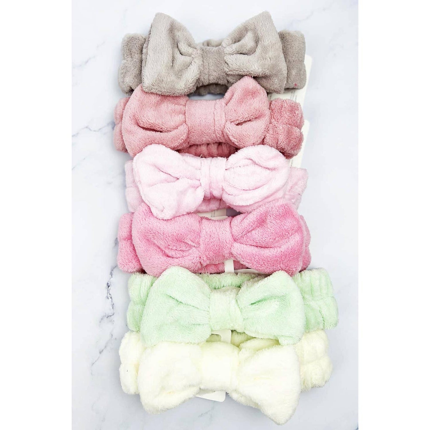 MICRO FIBER BOWTIE FACIAL MAKEUP SPA HEAD BAND
