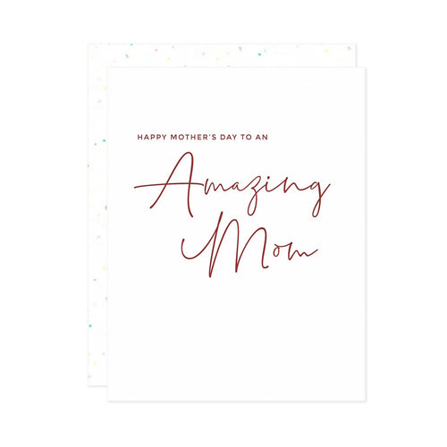 Amazing Mom Mother's Day Card - Front & Company: Gift Store