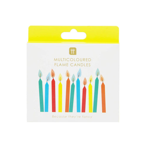 Colored Flame Birthday Candles - 12 Pack - Front & Company: Gift Store