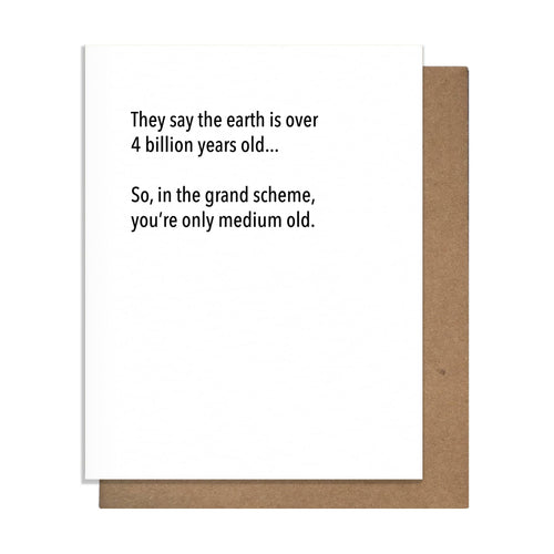 Grand Scheme - Birthday Card - Front & Company: Gift Store