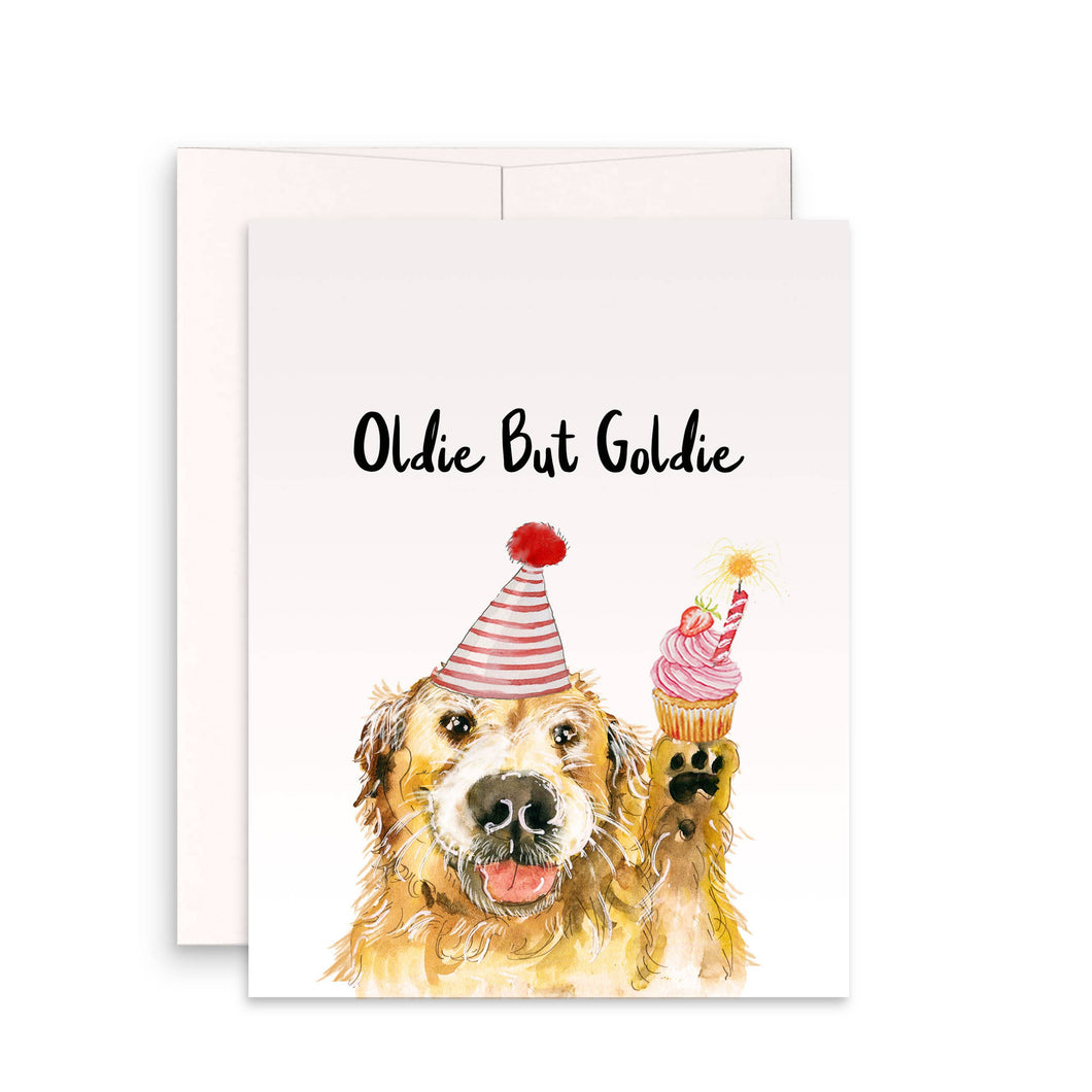 Oldie But Goldie Dog - Funny Birthday Card
