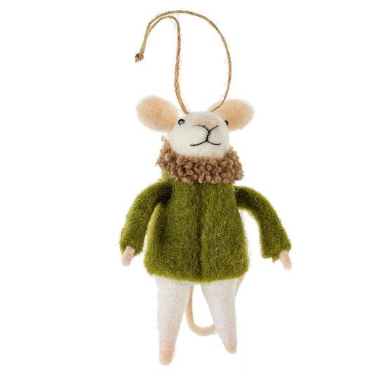 Felt Mouse Ornament - Wintertime Walton Mouse