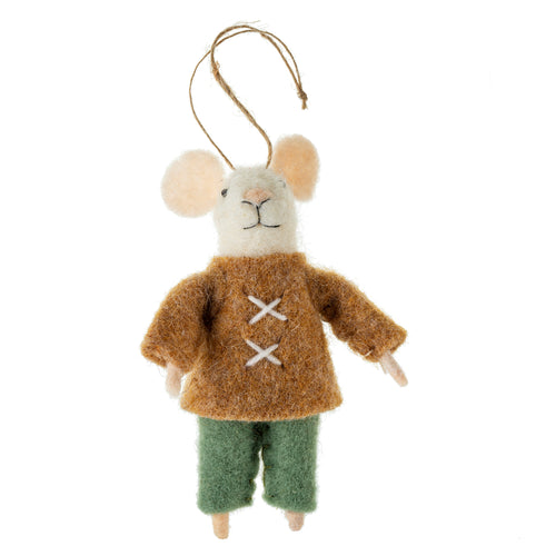 Felt Mouse Ornament - Oslo Mouse - Front & Company: Gift Store