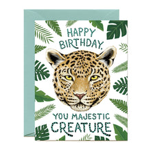 Load image into Gallery viewer, Majestic Jaguar Birthday Card

