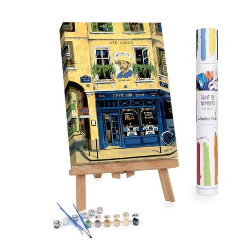 Cafe Van Gogh - DIY painting by numbers kit - Front & Company: Gift Store