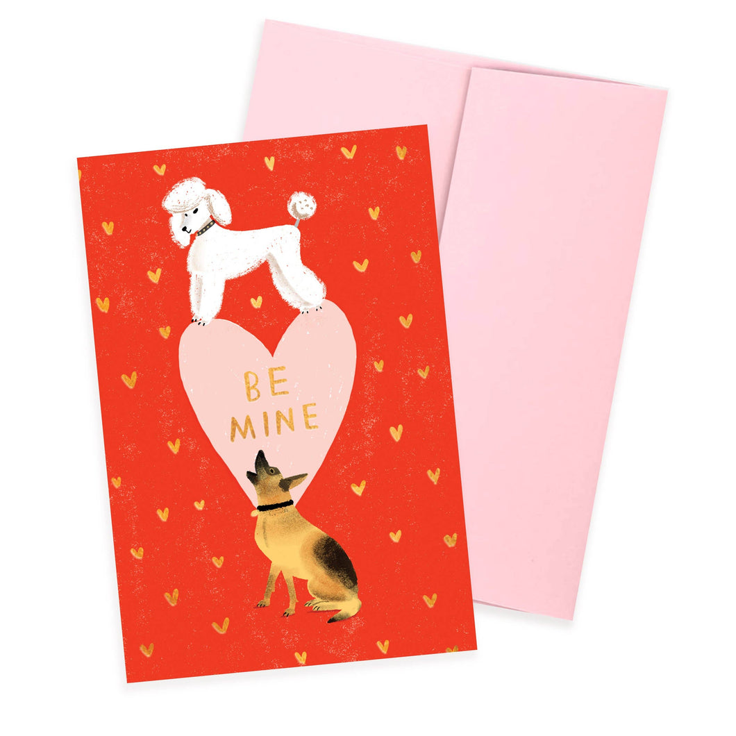 PUPPY LOVE -  Valentine's Notecard