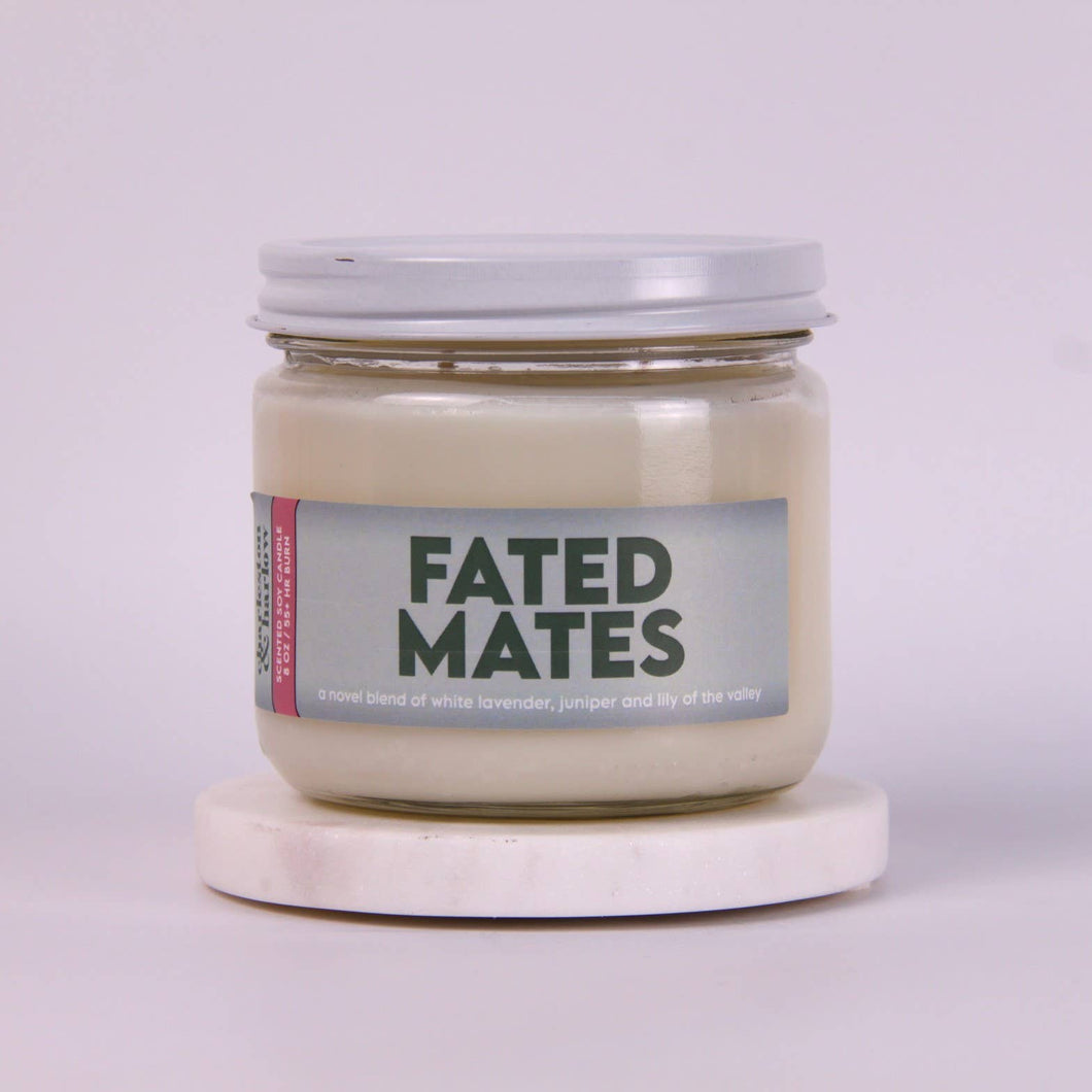 2-Wick #TBR FATED MATES Scented Soy Wax Candle