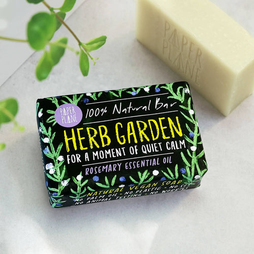Herb Garden Rosemary Soap Bar 100% Natural and Vegan - Front & Company: Gift Store