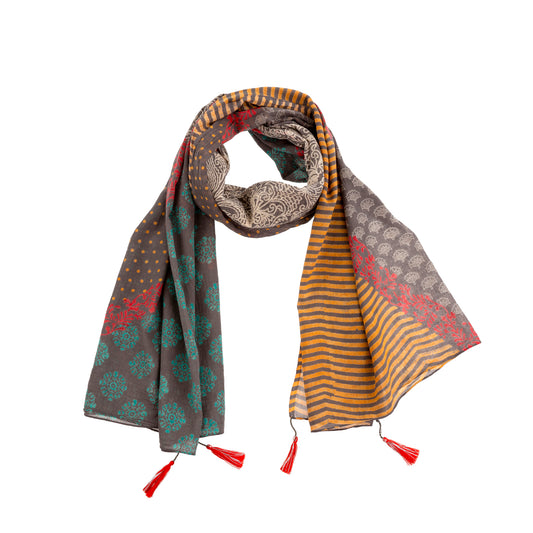 Elba Block Print Scarf