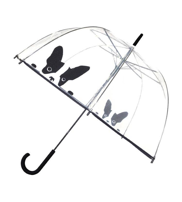 Transparent Automatic Long Dog Umbrella
