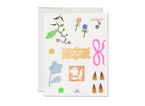 Petals and Blooms love greeting card - Front & Company: Gift Store