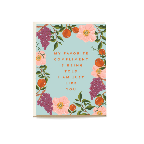 Fruit Garden Mother's Day Greeting Card - Front & Company: Gift Store
