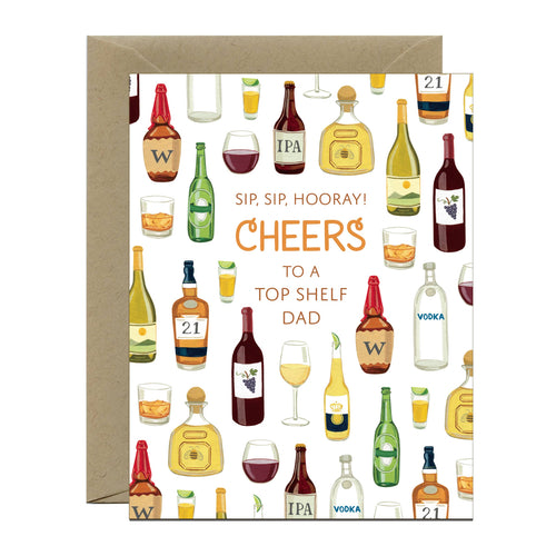 Cheers Dad Father's Day Card - Front & Company: Gift Store