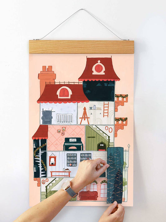 Christmas Countdown Calendar - Townhouse