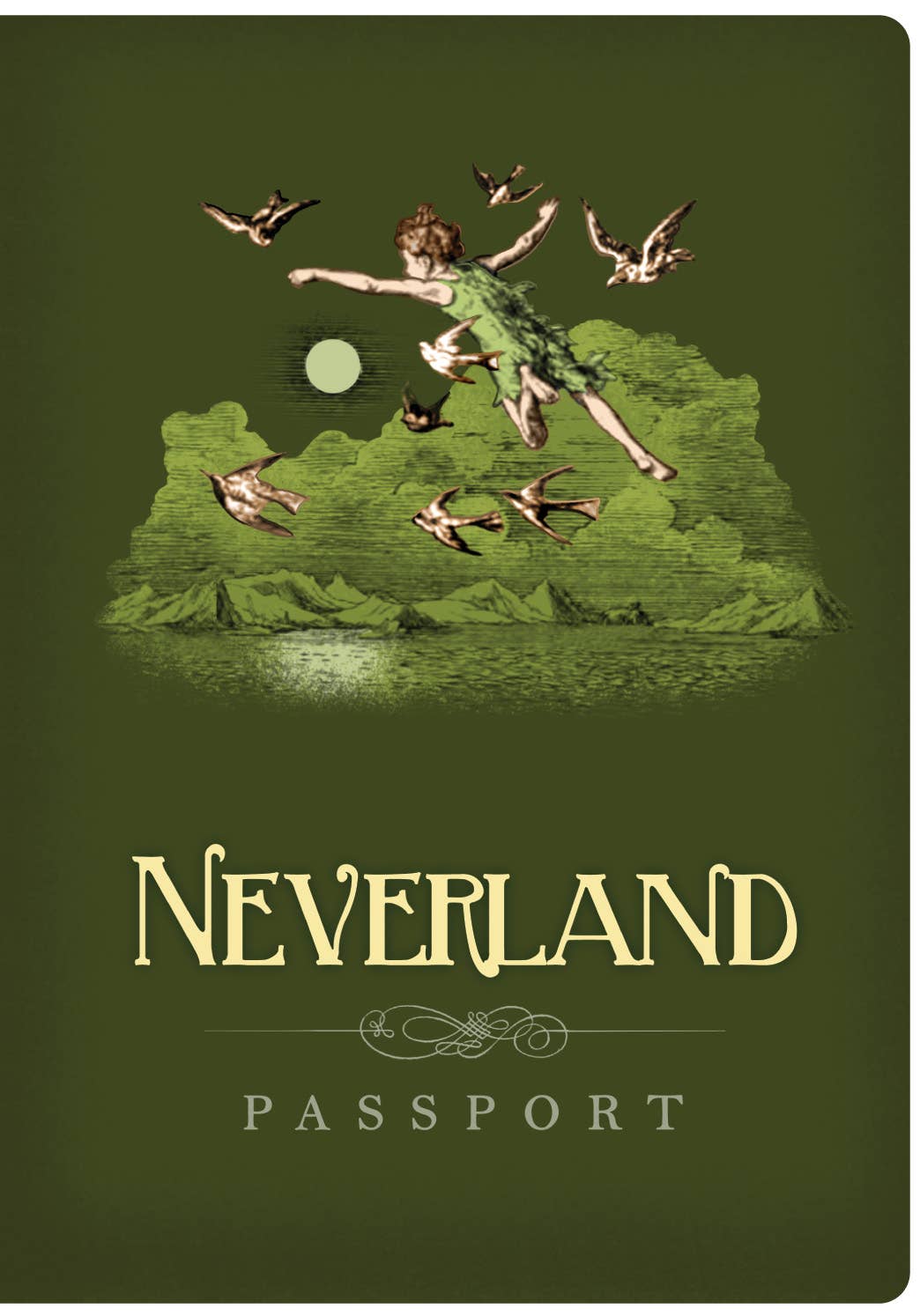 Neverland Passport Notebook