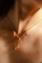 Load image into Gallery viewer, Bad to the Bow Necklace - 18K Gold Plated Necklace
