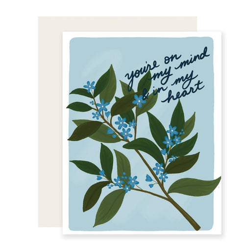 Mind & Heart | Floral Sympathy Card - Front & Company: Gift Store