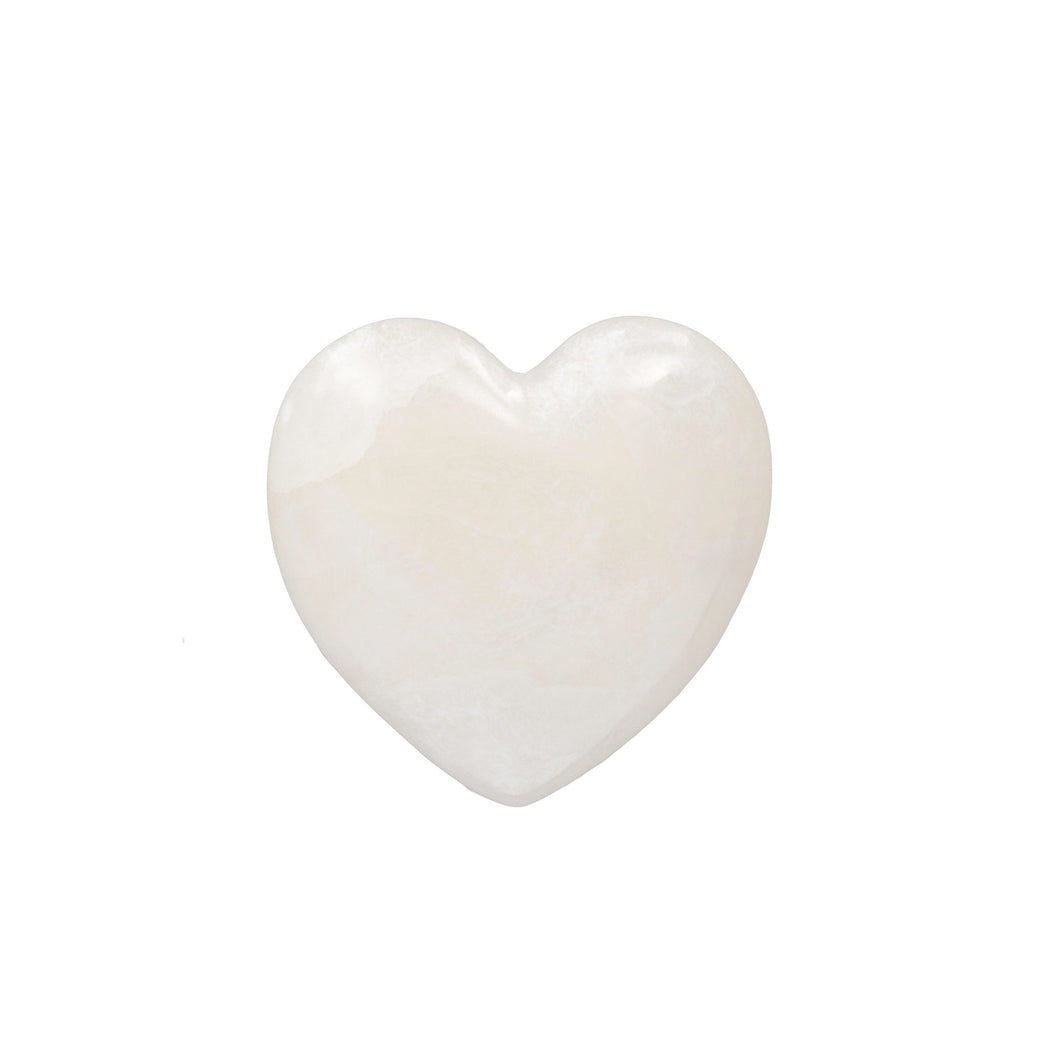 Alabaster Stone Heart L