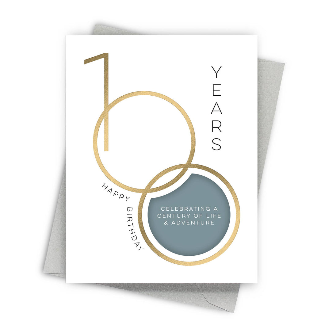 Century Celebration – 100 Year Birthday Card