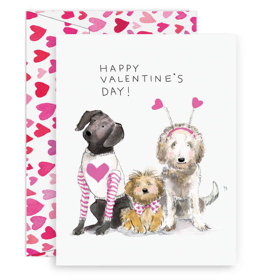 Doggie Dress Up | Kids Classroom Valentine's Cards Box