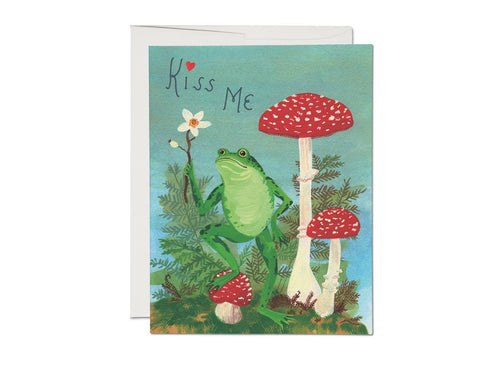 Kiss Me love greeting card - Front & Company: Gift Store