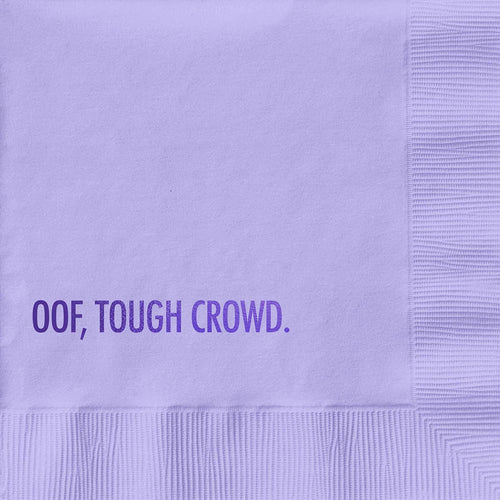 Tough Crowd Cocktail Napkin - Front & Company: Gift Store
