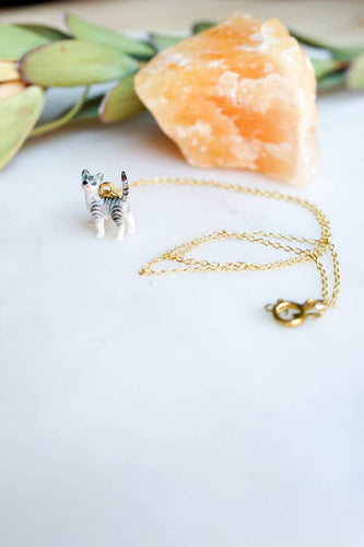 Tiny Preston Grey Necklace - Front & Company: Gift Store