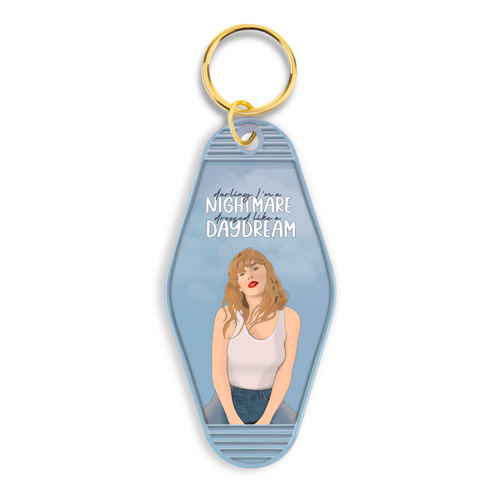 Taylor Swift 1989 Blank Space Motel Keychain - Front & Company: Gift Store