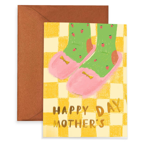 COZY FEET - Mother's Day Card - Front & Company: Gift Store