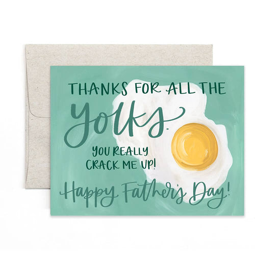 Father's Day Yolks Card - Front & Company: Gift Store