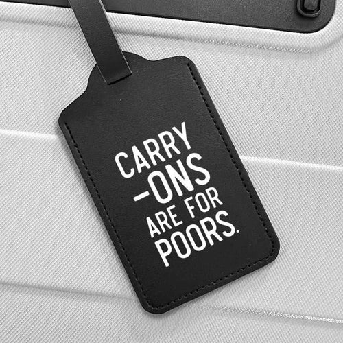 #2200: Carry-Ons Luggage Tag - Front & Company: Gift Store