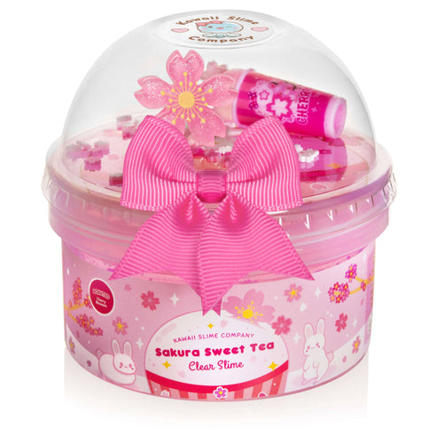 Sakura Sweet Tea Clear Slime - Front & Company: Gift Store