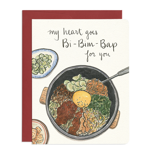 Bibimbap Heart Card