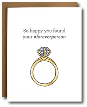 Load image into Gallery viewer, Forever Person Engagement Card
