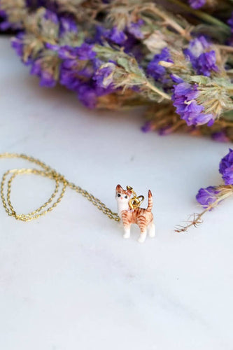 Tiny Preston Tabby Necklace - Front & Company: Gift Store