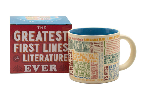 First Lines of Literature Coffee Mug - Front & Company: Gift Store