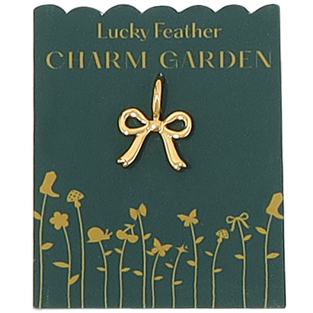 Charm Garden - Bow Charm - Gold - Front & Company: Gift Store