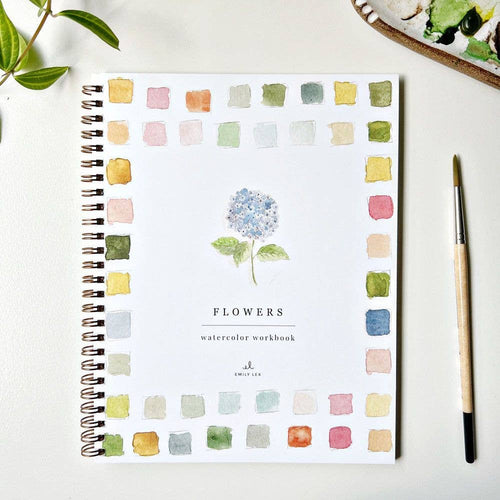 Flowers watercolor workbook - Front & Company: Gift Store