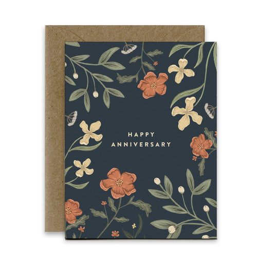 Happy Anniversary Wildflower Card | Marriage | Wedding - Front & Company: Gift Store