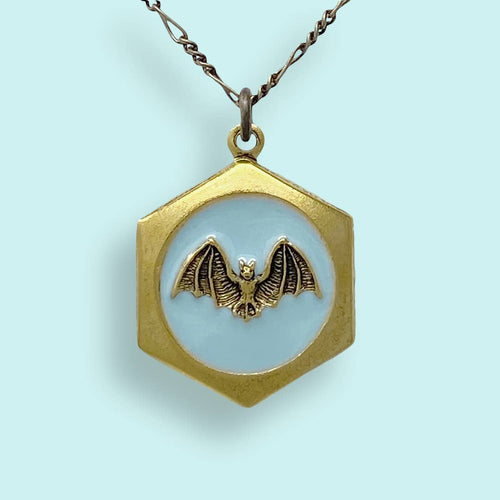 Dusk Flight Bat Necklace - Front & Company: Gift Store