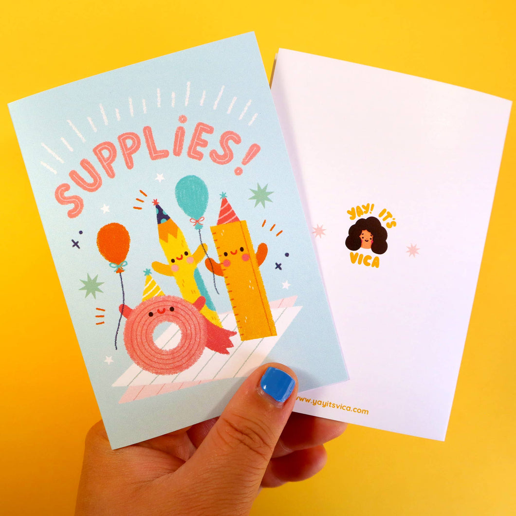 Supplies! Celebration and Birthday Greeting Card