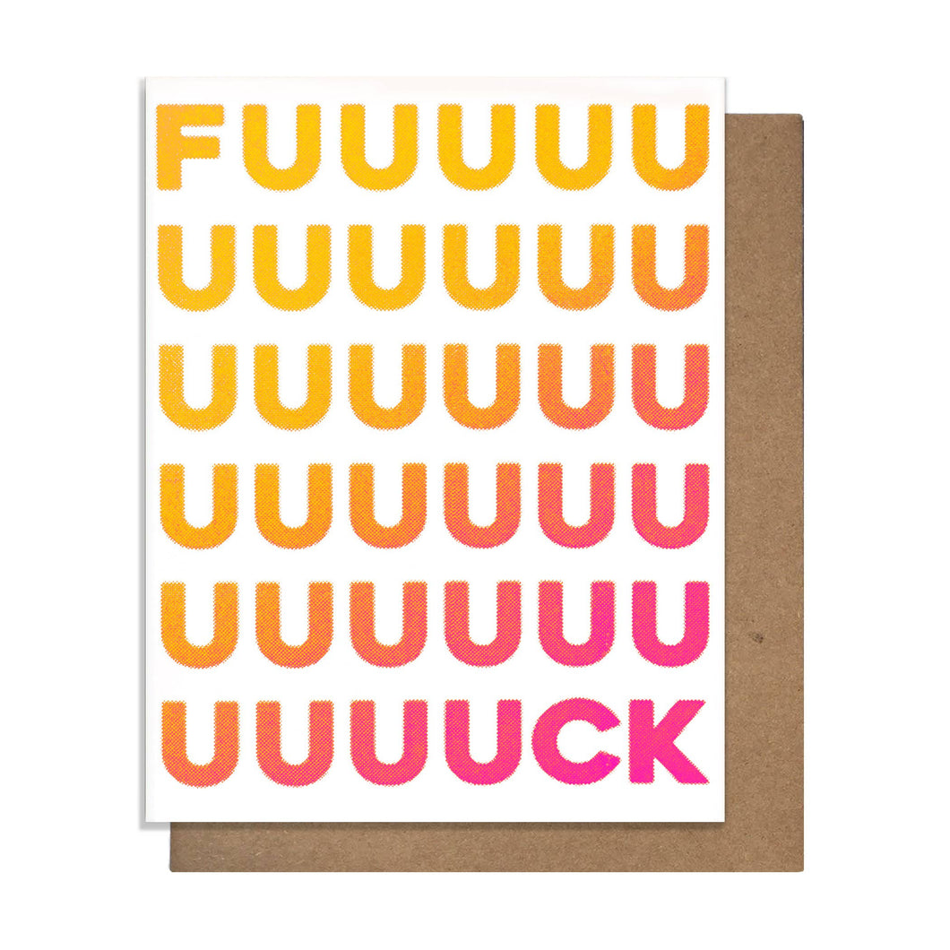Fuck - Sympathy Card