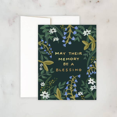 Memory Blessing Card - Front & Company: Gift Store