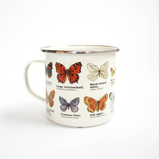 Enamel Mug - Butterflies