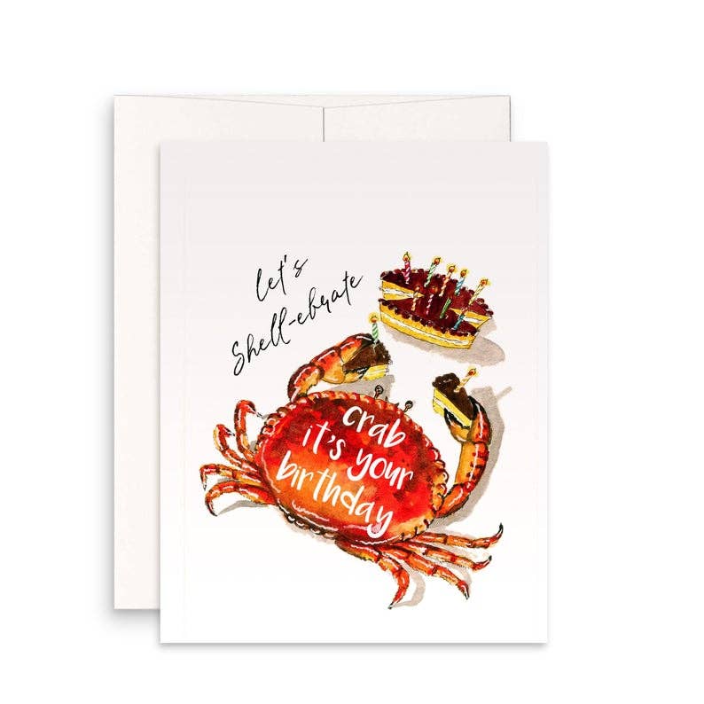 Crab Cake Celebration Birthday Card