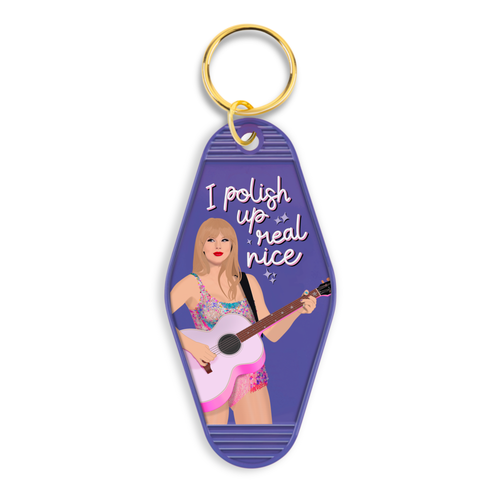 Taylor Swift Bejeweled Motel Keychain - Front & Company: Gift Store