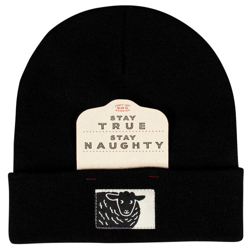 Stay Naughty Beanie - Front & Company: Gift Store