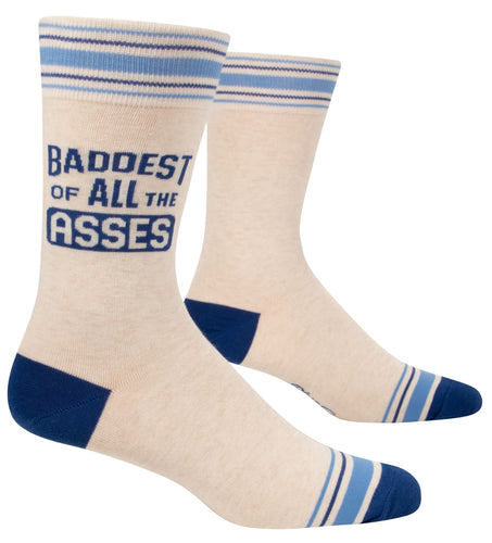 Baddest Of all the Asses Men's Socks - Front & Company: Gift Store