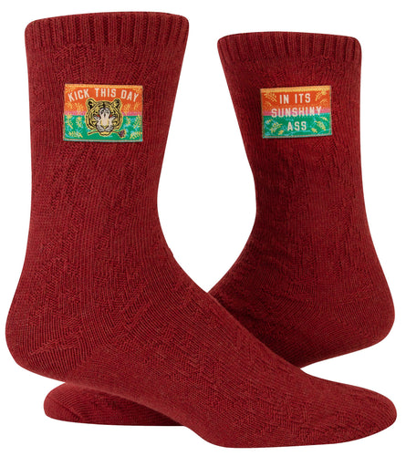 Sunshiny Ass Tag Socks L/Xl - Front & Company: Gift Store