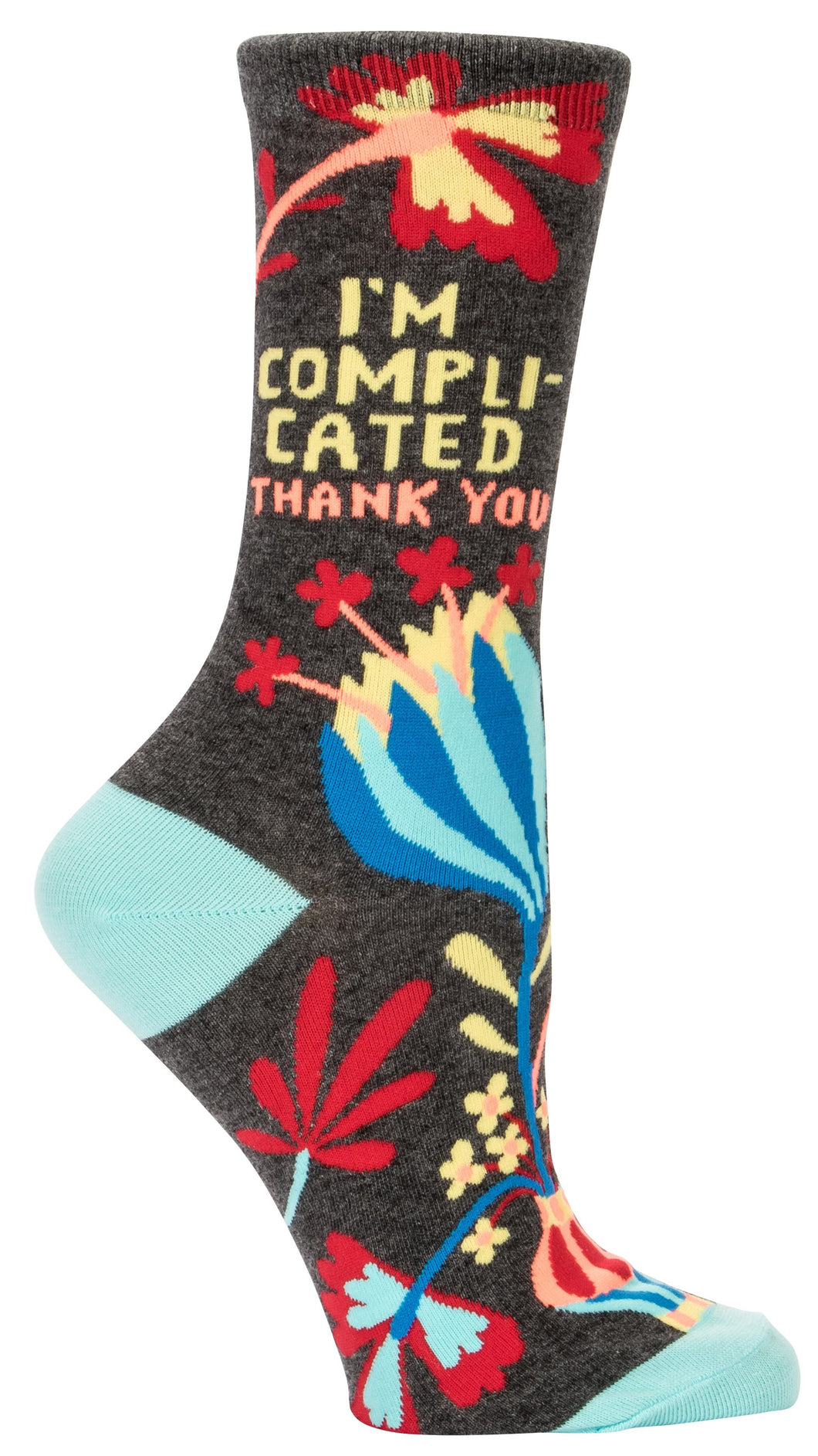 I'M Complicated. Crew Socks